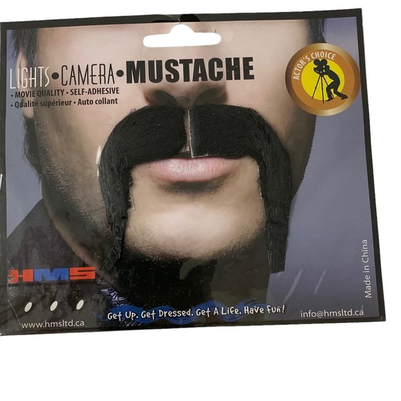Self Adhesive Mustache Costume - Picture 6 of 10